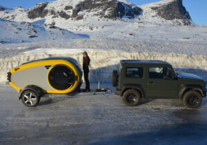 Minicamper ved Haukeli