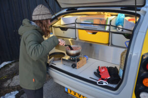 Outdoorcamper i vildnisset