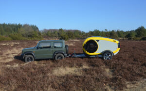 Suzuki Jimny med Mink-S camper på heden